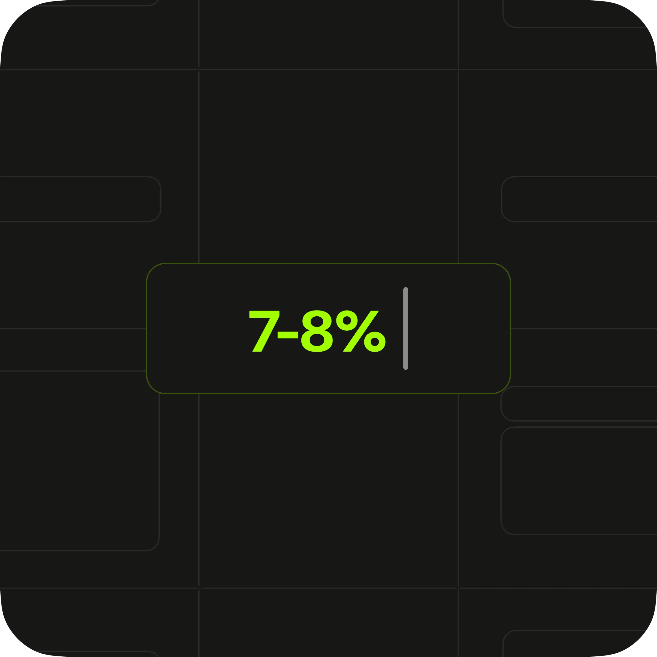 Pick a return rate