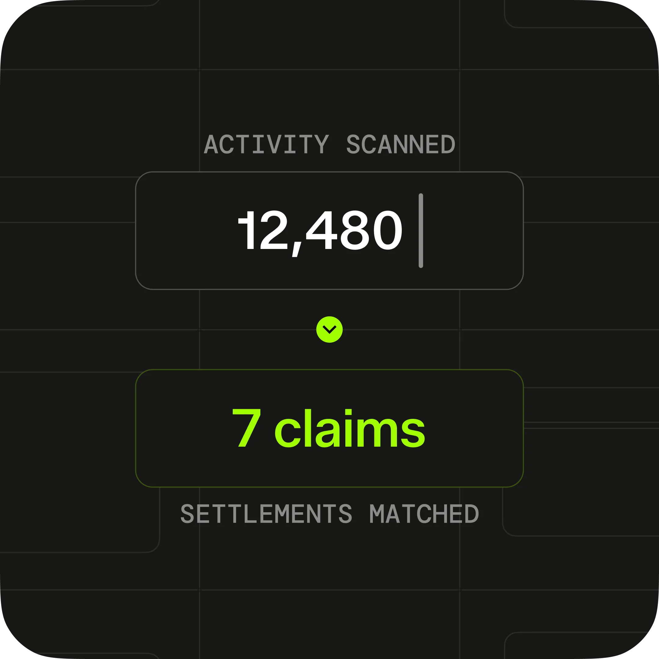 Finds claims automatically.