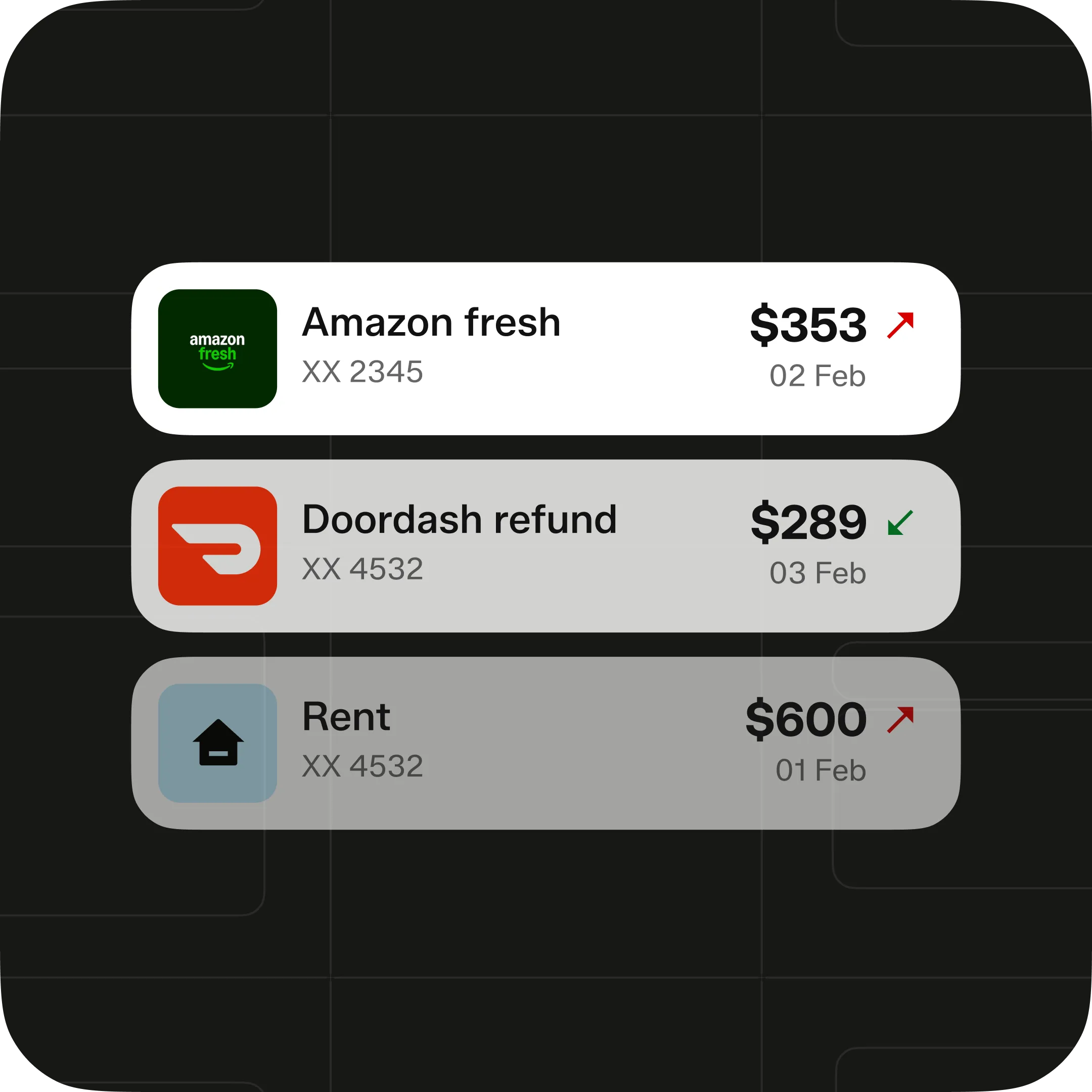 Track Every Transaction