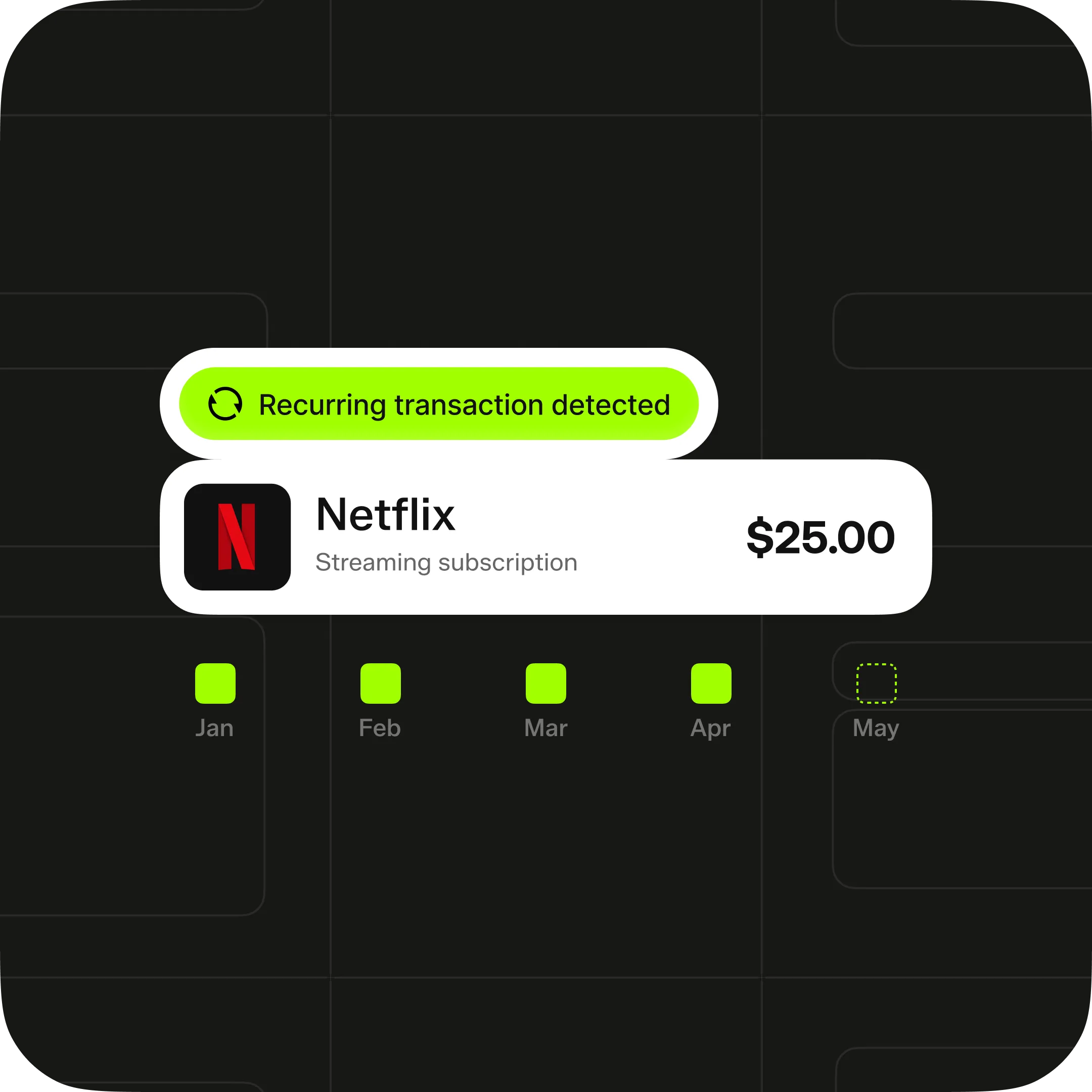 Detect Recurring Transactions