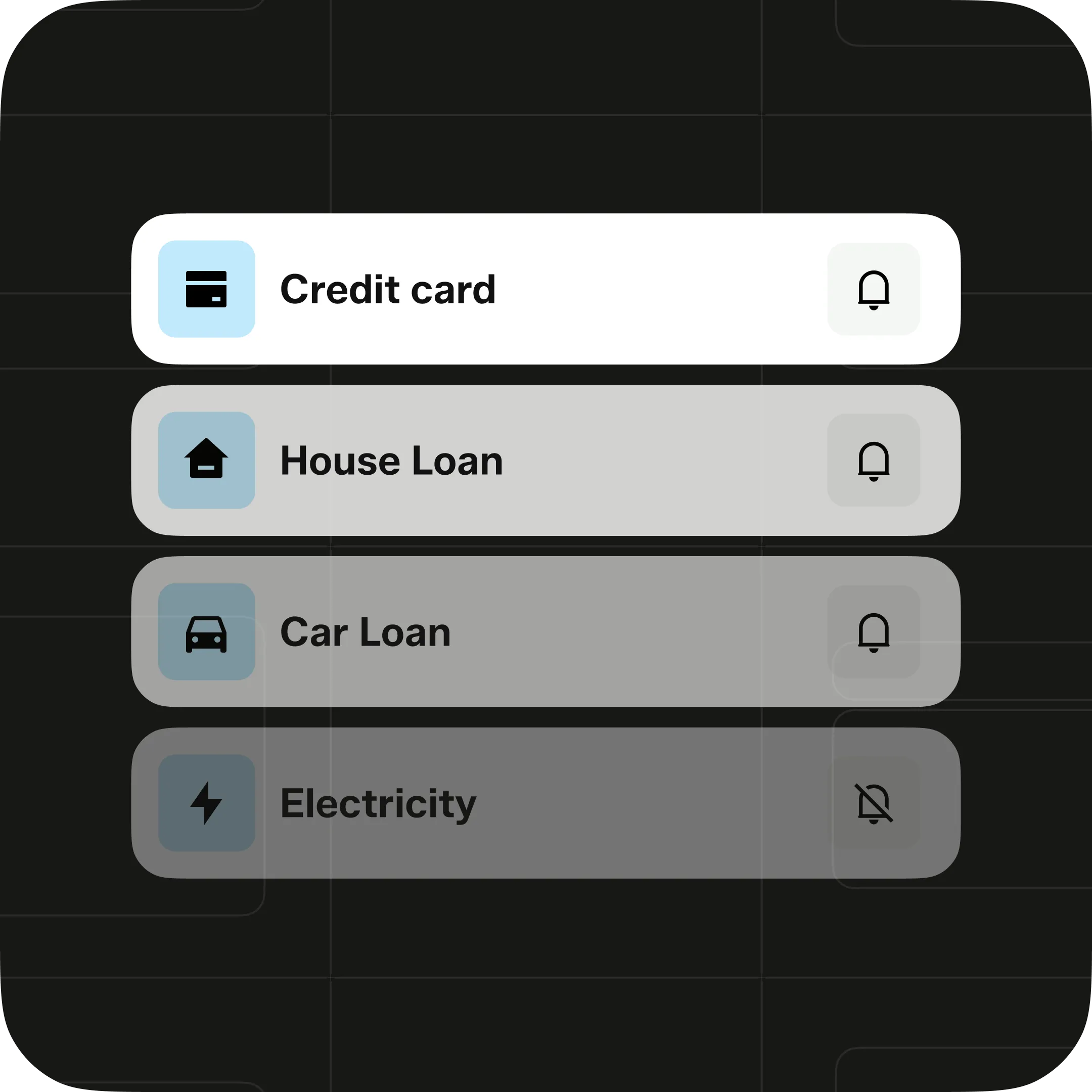 Add Your Bills