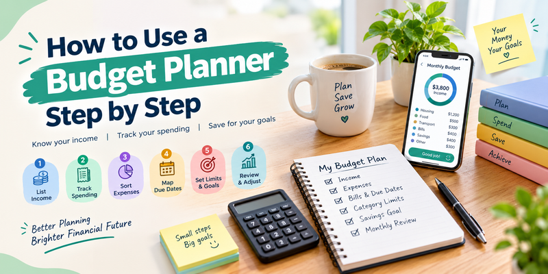 How to Use a Budget Planner Step by Step