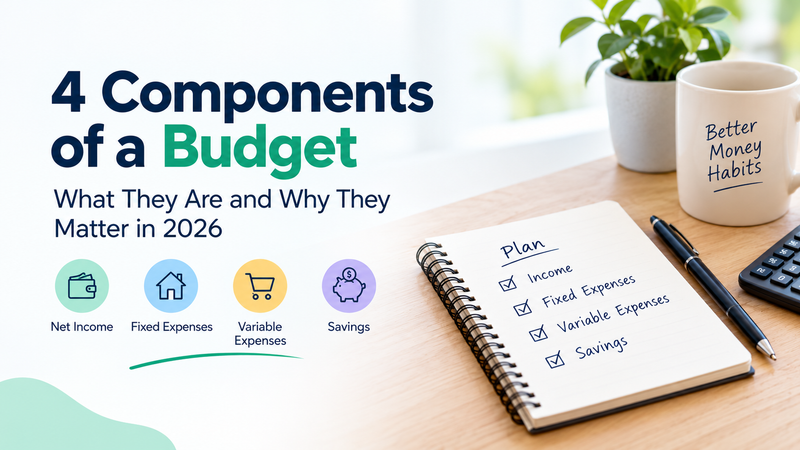 4 Components of a Budget: What They Are and Why They Matter in 2026